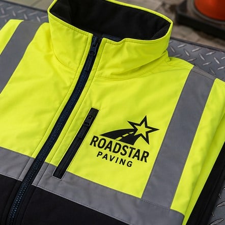 Custom hi-vis safety jackets