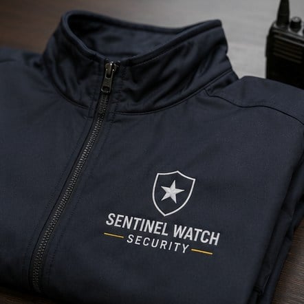 Custom work jackets for security companies