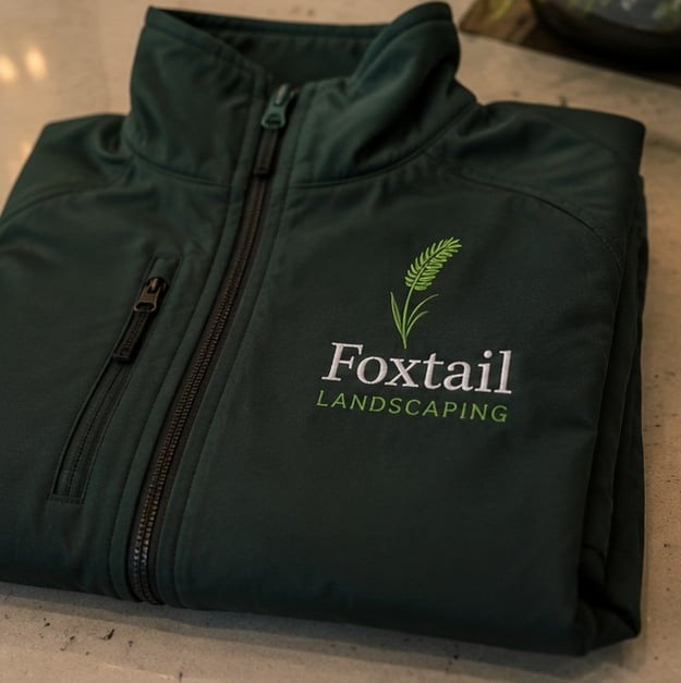 Work jackets with logo embroidery — customer photo